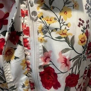 Cute floral rain jacket